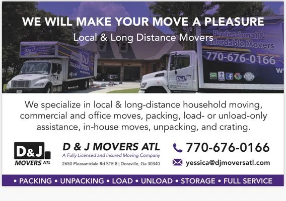 D & J Movers Atl