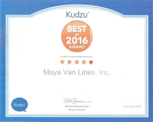 Maya Van Lines INC